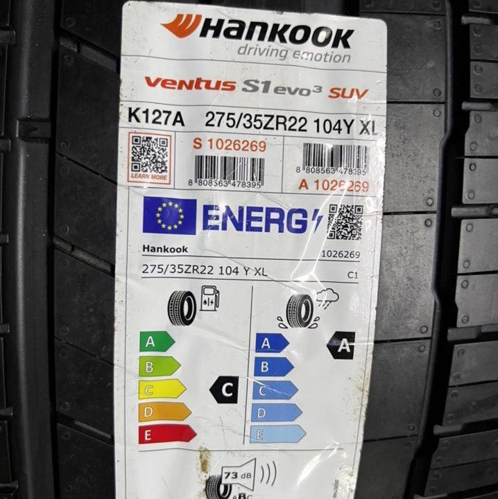 Hankook Ventus S1 Evo 3 K127 315/30 R22 и 275/35 R22