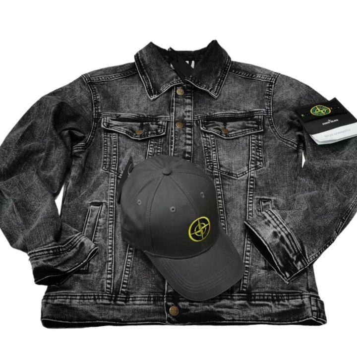 Джинсовая куртка stone island