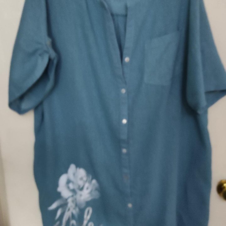 Рубашка - туника. 56-58 размер.