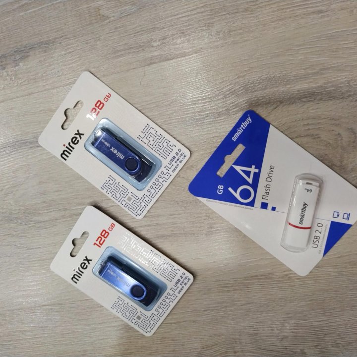 Новые 128gb USB-накопители (флешка) Smartbuy