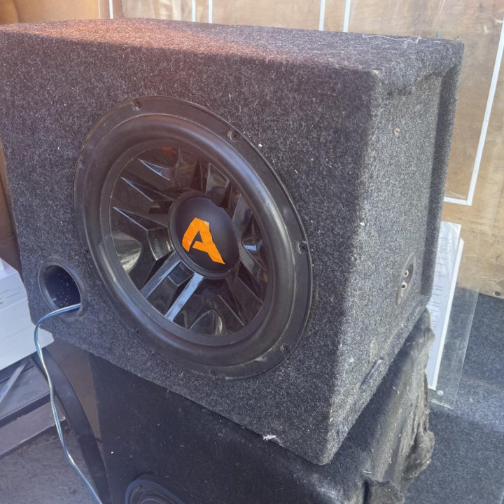 B&S сабвуфер art sound 600watt 2+2 в коробе