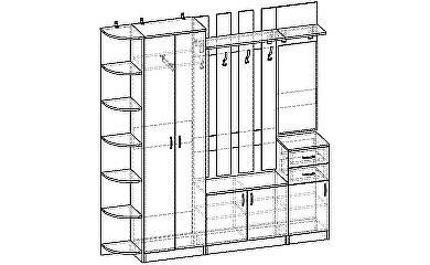 Прихожая Горизонт 5 с доставкой