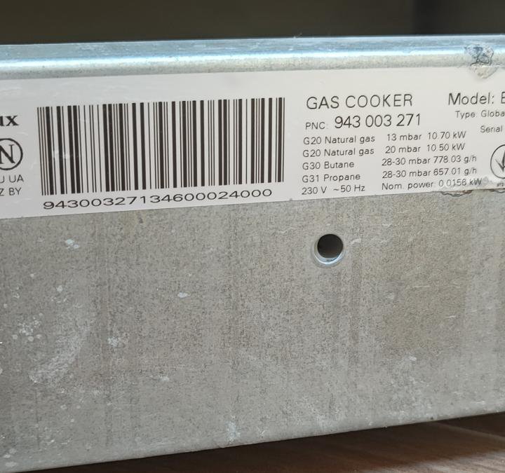 Плита газовая Electrolux EKG951103W