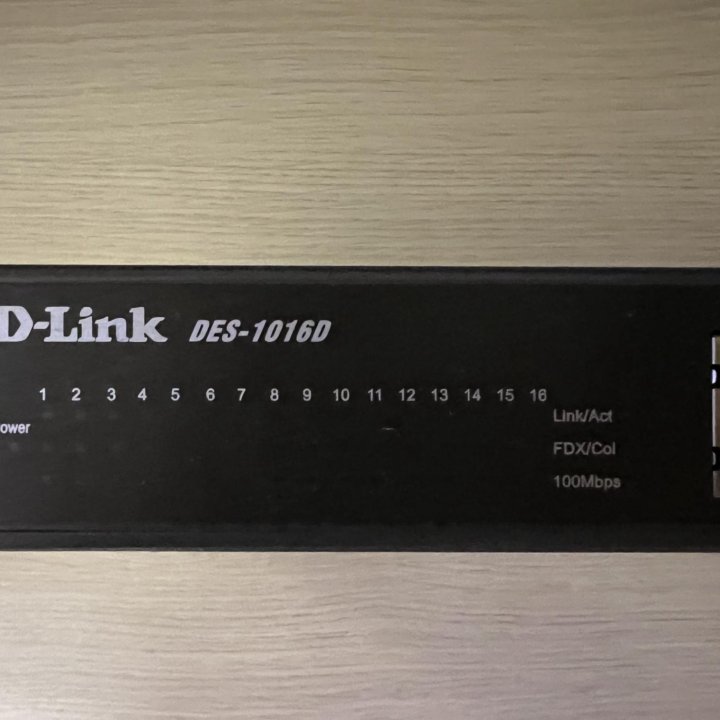 Коммутатор D-link des-1016s 16 портов