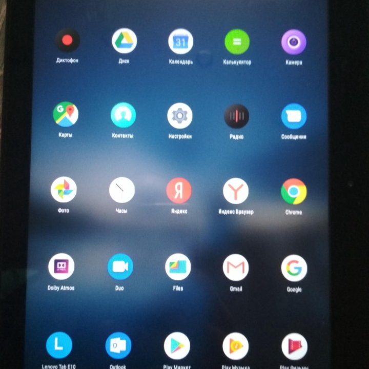 Планшет Lenovo tab e 10