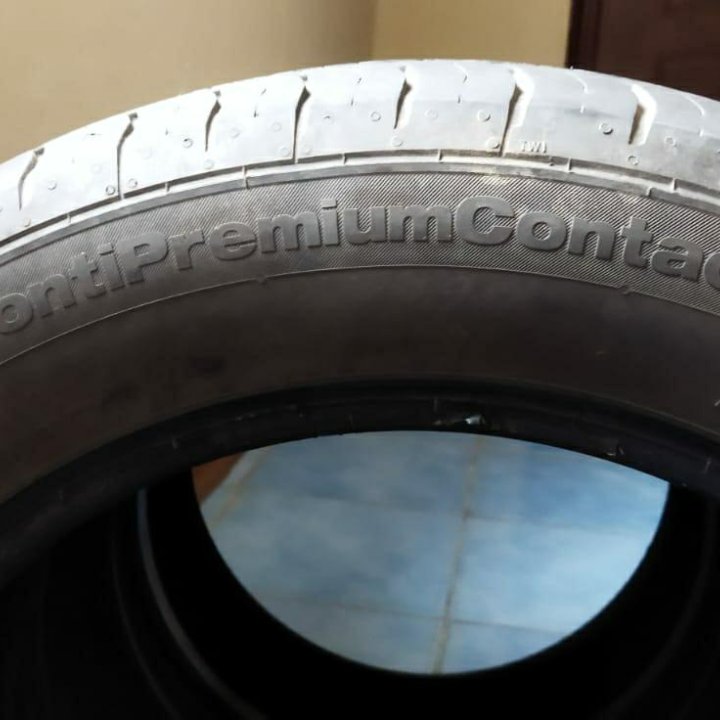 Шины летние continental 205/55 R16 б/у