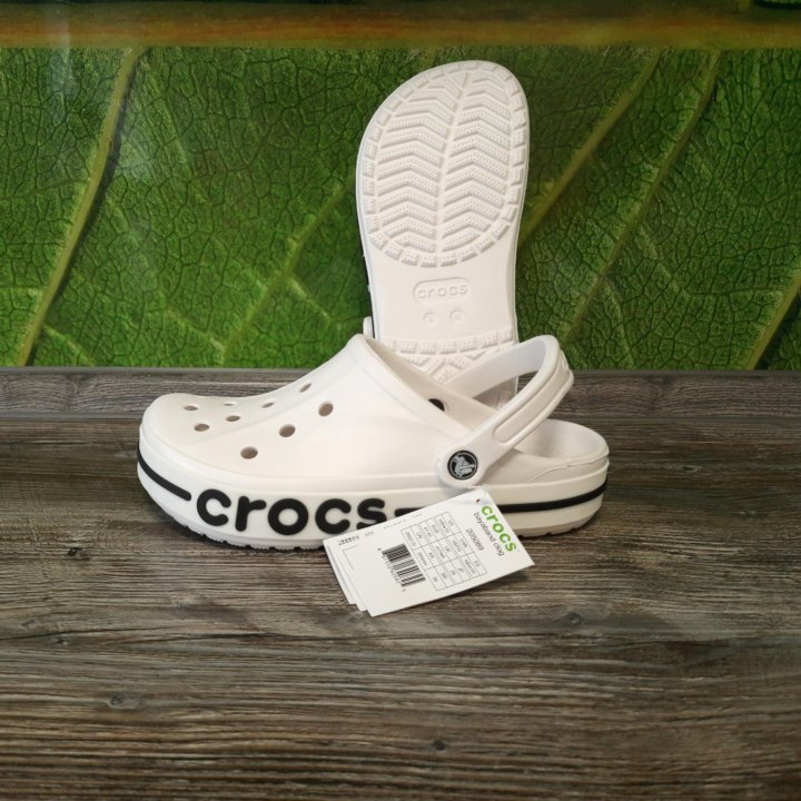 Сабо шлепанцы Crocs p-ры 41-45 белые