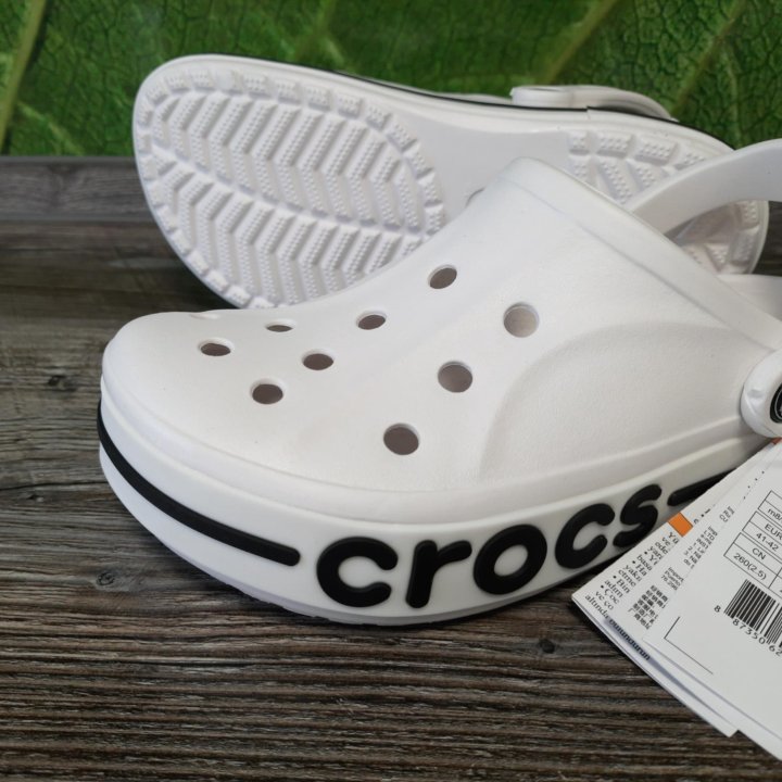 Сабо шлепанцы Crocs p-ры 41-45 белые