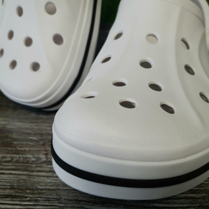 Сабо шлепанцы Crocs p-ры 41-45 белые