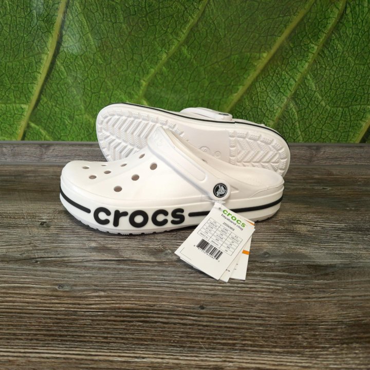 Сабо шлепанцы Crocs p-ры 41-45 белые