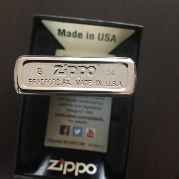 Zippo 200 brushed chrome