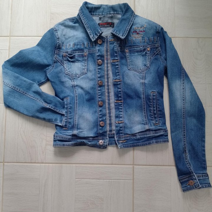 Пиджак джинсовый