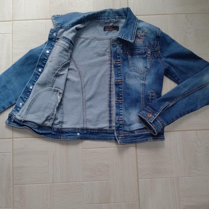 Пиджак джинсовый