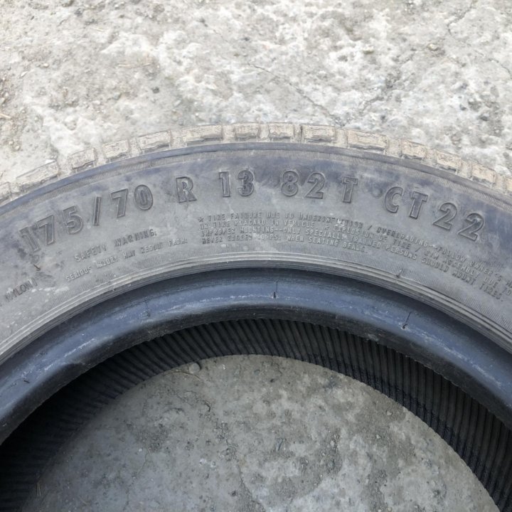 175/70 R13 шина летняя Континенталь 1шт