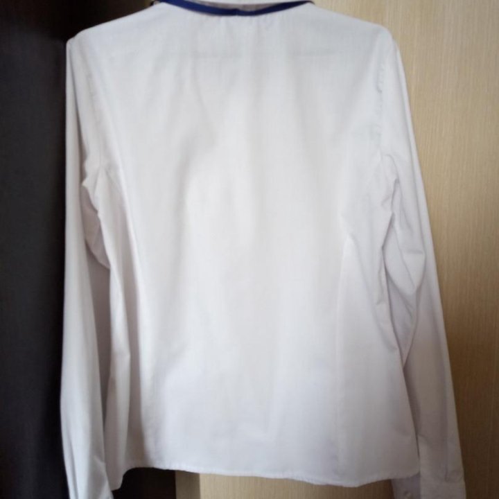 Блуза школьная белая на девочку рост 140см