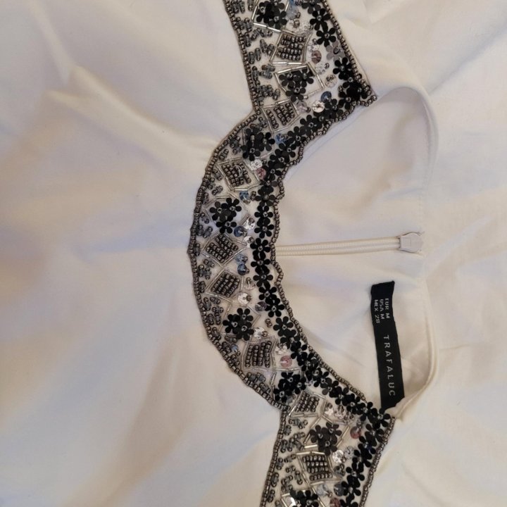 Платье белое мини Новое Zara размер М 42-44