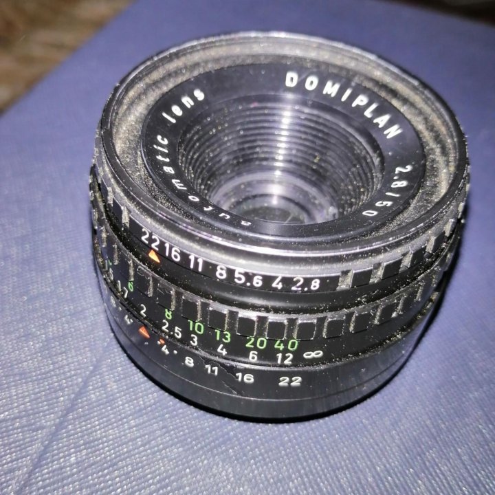 Domiplan 50mm 2.8 объектив м42