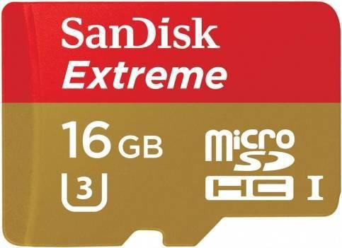 Карта памяти MicroSDHC SanDisk Extreme 16Gb