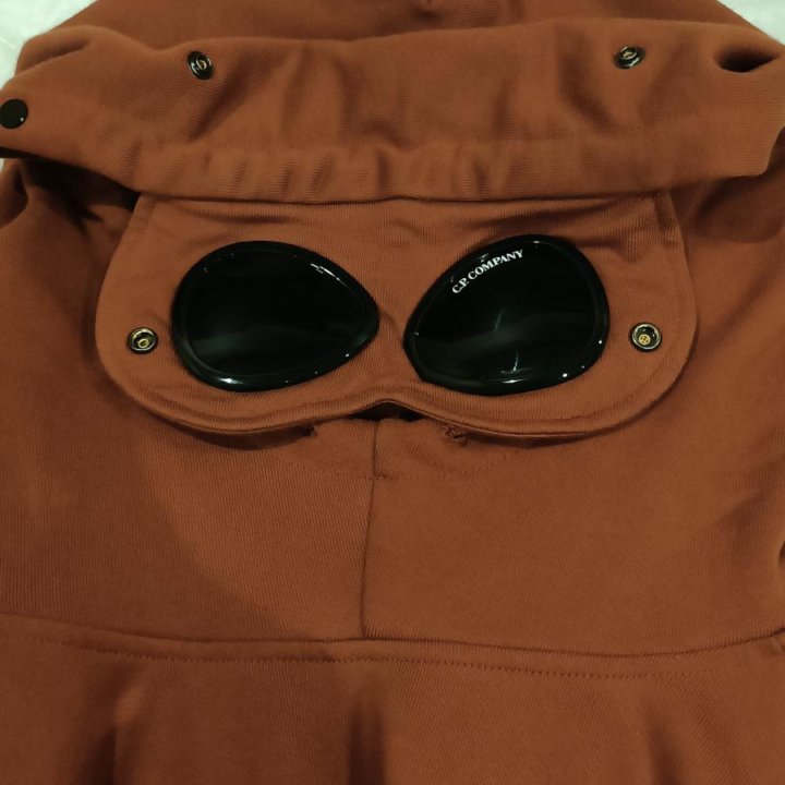 C.P. Company Goggle Hoodie Diagonal Raised Fleece