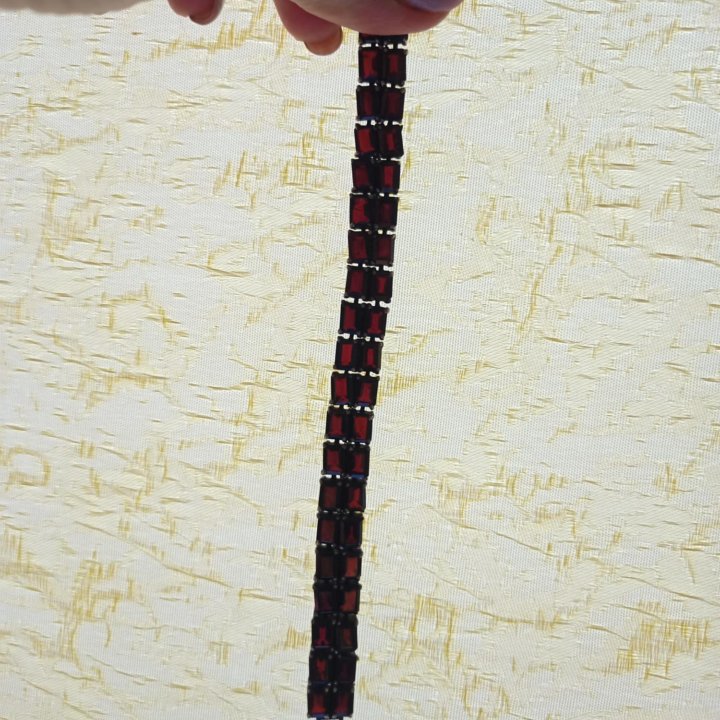 Браслет серебряный.