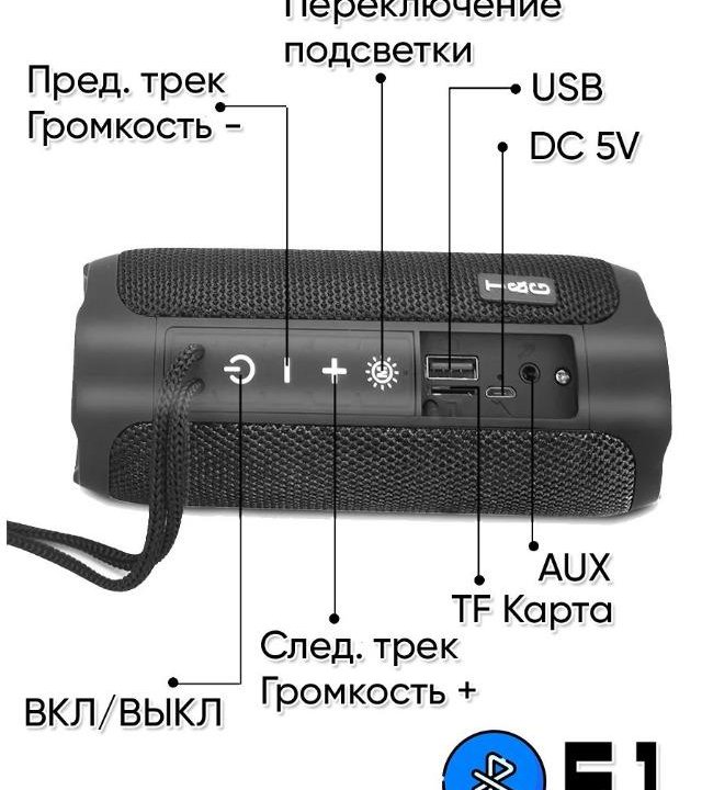 Портативная Bluetooth колонка T&G TG-227