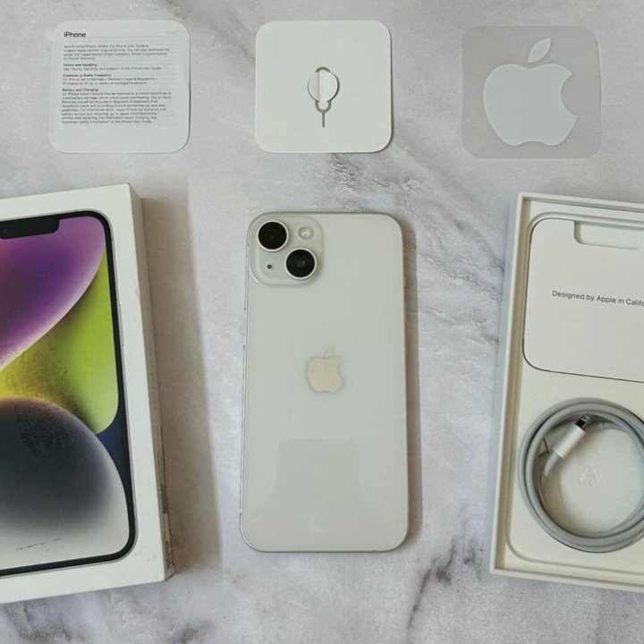 iPhone 14 128gb Starlight Витринный Рассрочка