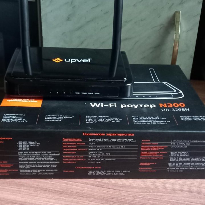 Wi-Fi роутер upvel N300