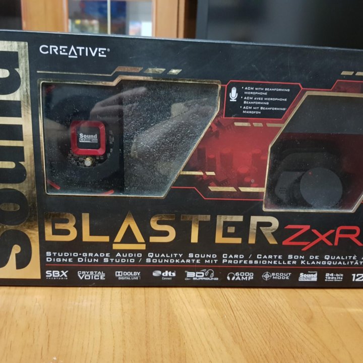 Звуковая карта sound blaster ZXR