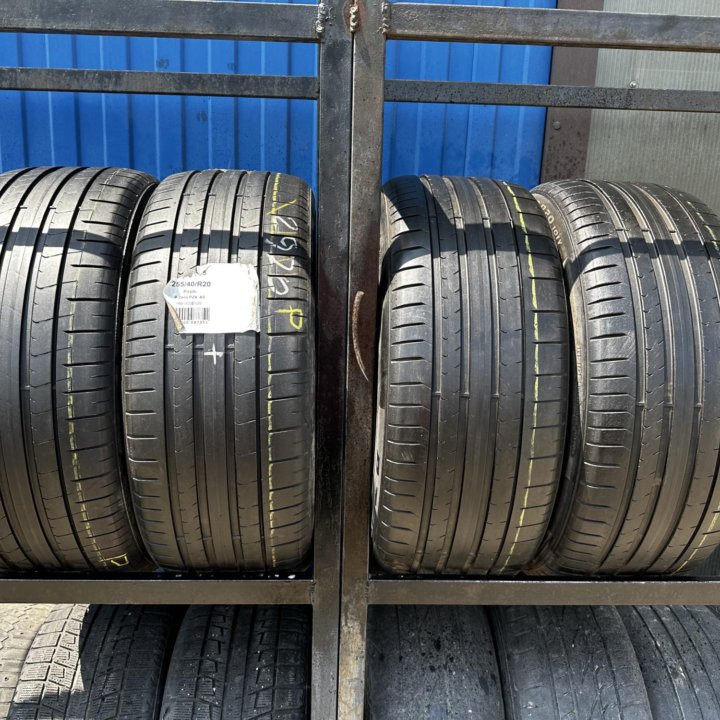 Комплект бу летних шин 255/40/20 Pirelli PZ4