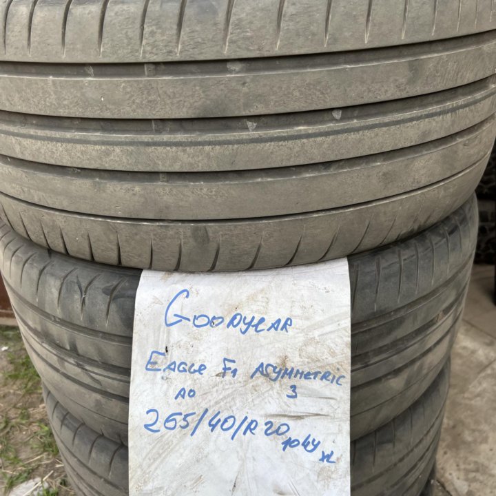 265 40 20 Goodyear Eagle F1 Asymmetric 3 лето комп