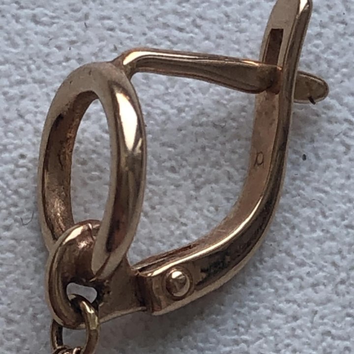 Серьги золотые