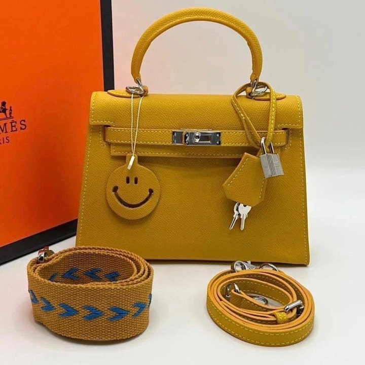 Сумка HERMES кожаная