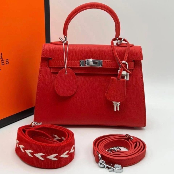 Сумка HERMES кожаная