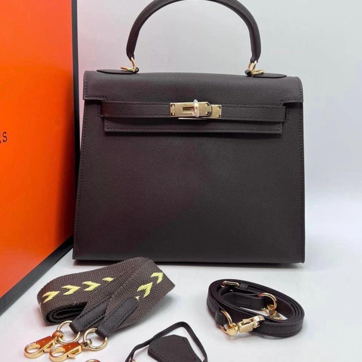 Сумка HERMES кожаная