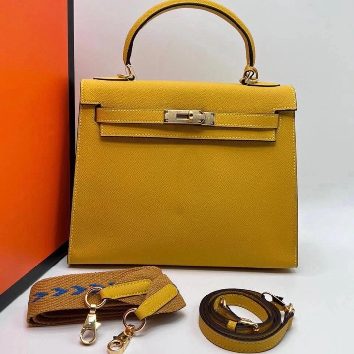 Сумка HERMES кожаная