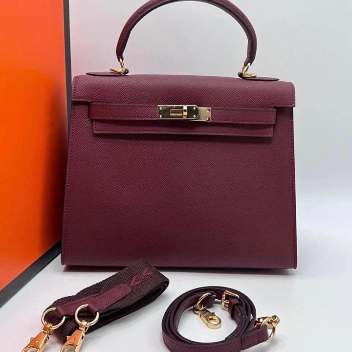 Сумка HERMES кожаная