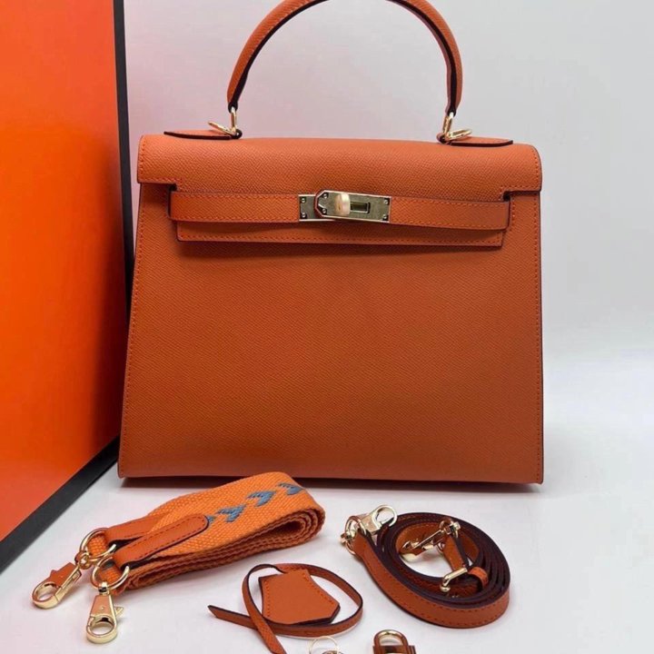 Сумка HERMES кожаная