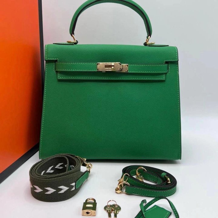 Сумка HERMES кожаная