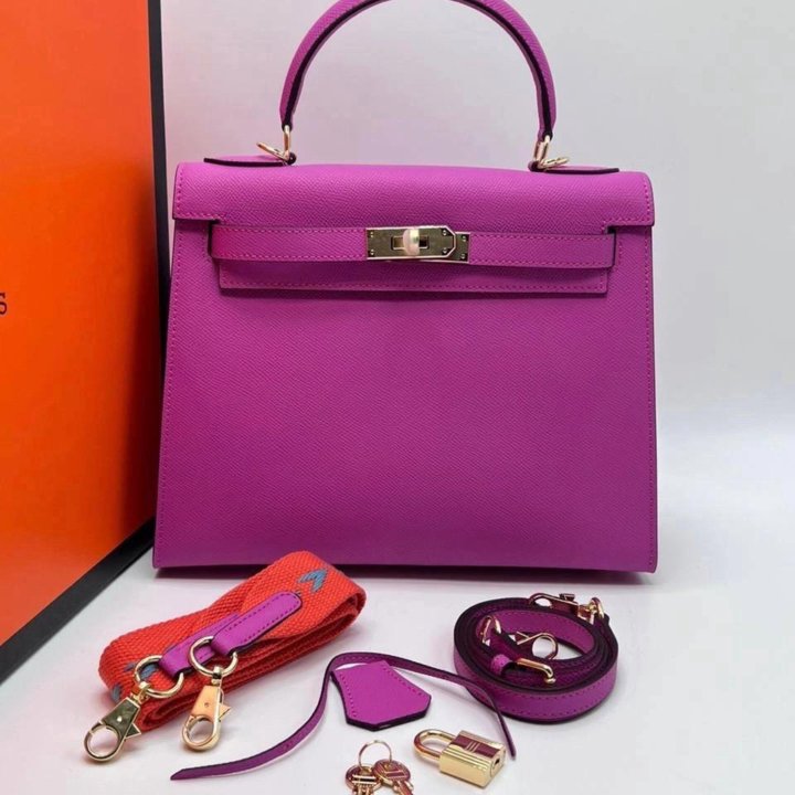 Сумка HERMES кожаная