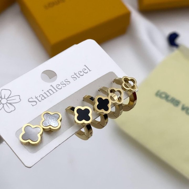 Набор серьги Louis Vuitton