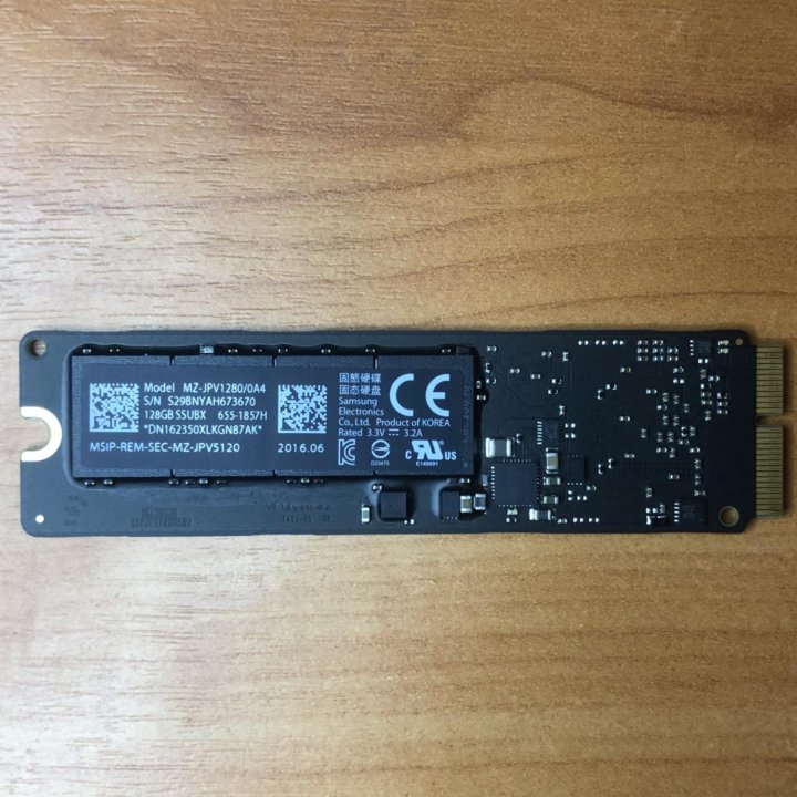 SSD 128gb MacBook