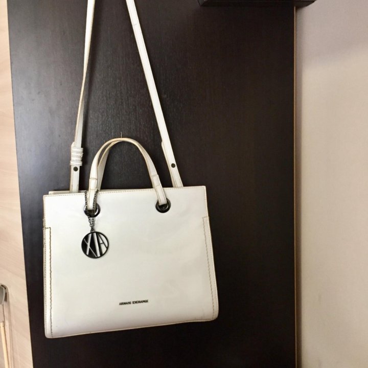 Сумка белая Armani