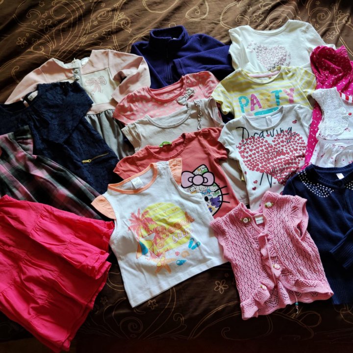 Пакет вещей одежда для девочки на 3 года (98-104)