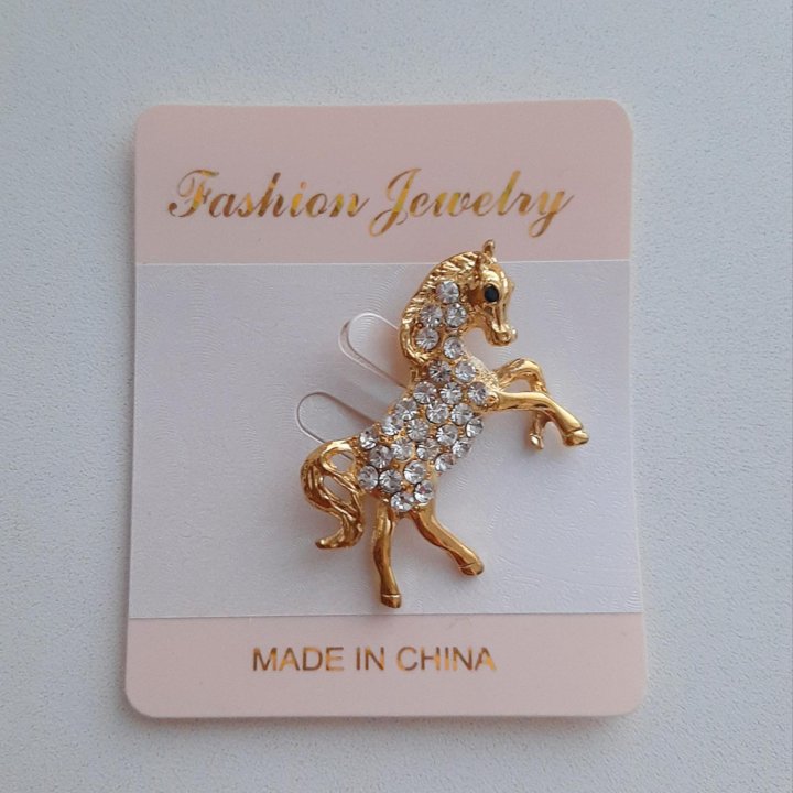 Брошь со стразами Fashion jewerly новая