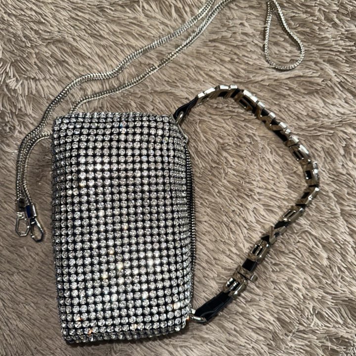 Сумка со стразами ALEXANDER WANG