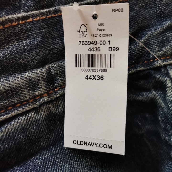 Джинсы новые Old navy 44/36