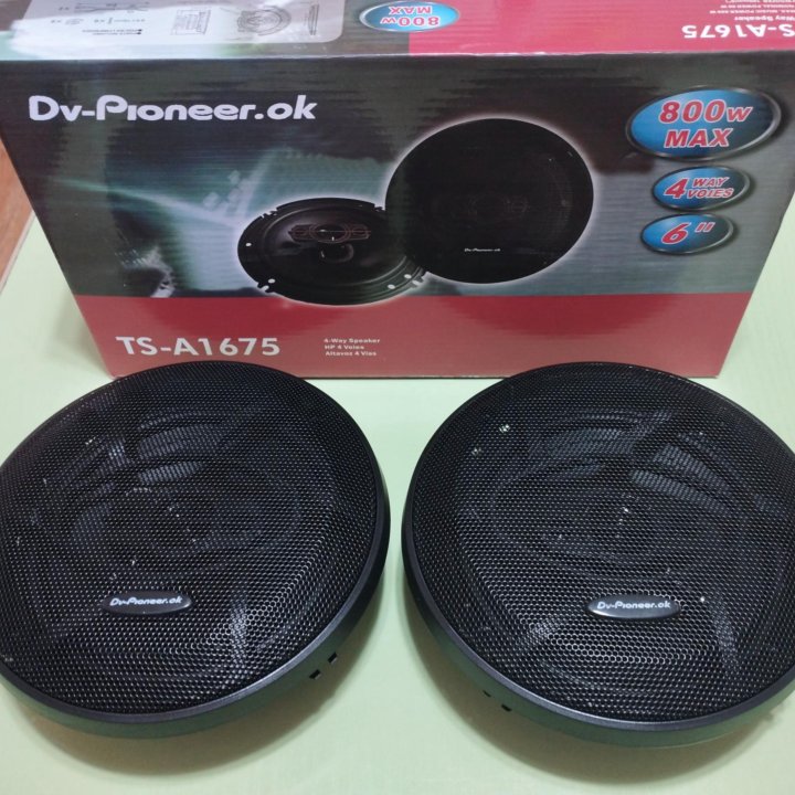 Динамики Pioneer. 16 см. 2 шт. Новые!