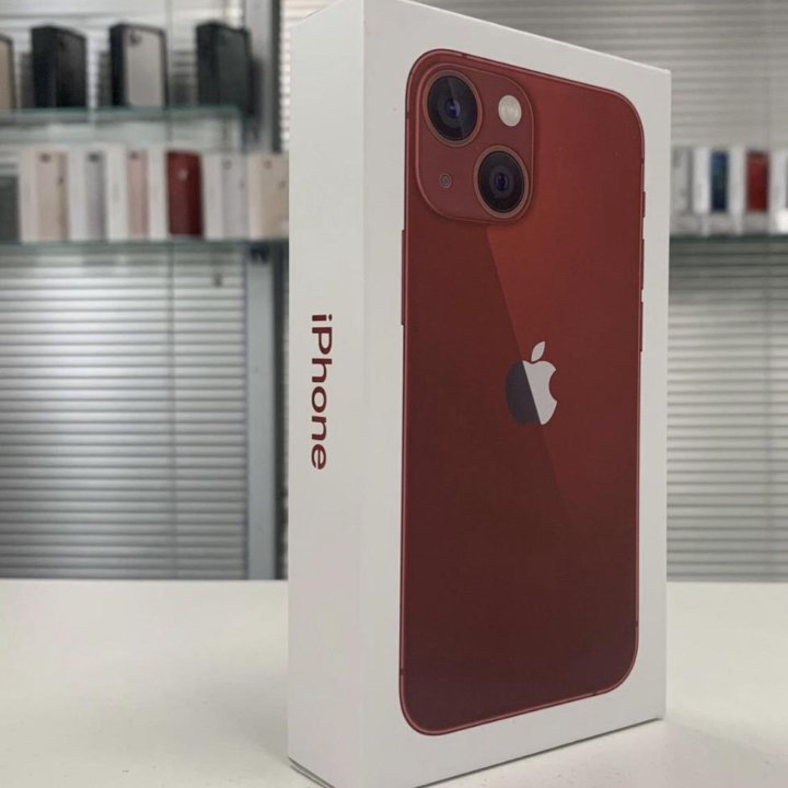 iPhone 13 256gb Red Новый, Рассрочка, Магазин