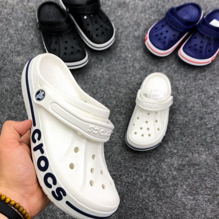 Тапочки CROCS белый