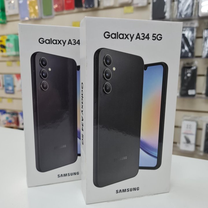 Samsung Galaxy A34 5G 8/256Gb (Гарантия 1 год)